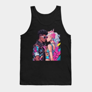 Anime Interracial Love Tank Top